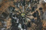 Wide Arizona Petrified Wood Clock #66834-1